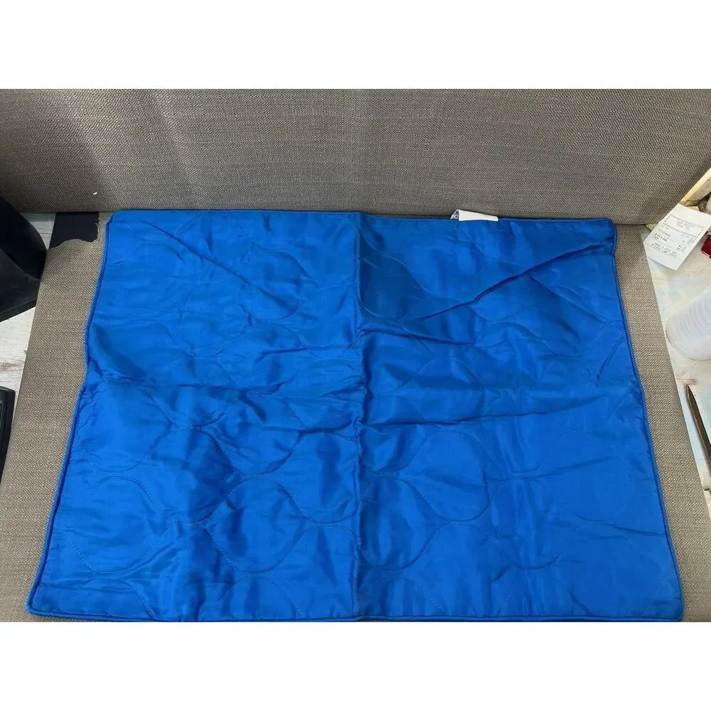 VTG Sears Quilted Bedspread Blue Twin 80”X 110” Made In USA Sutton Ensemble